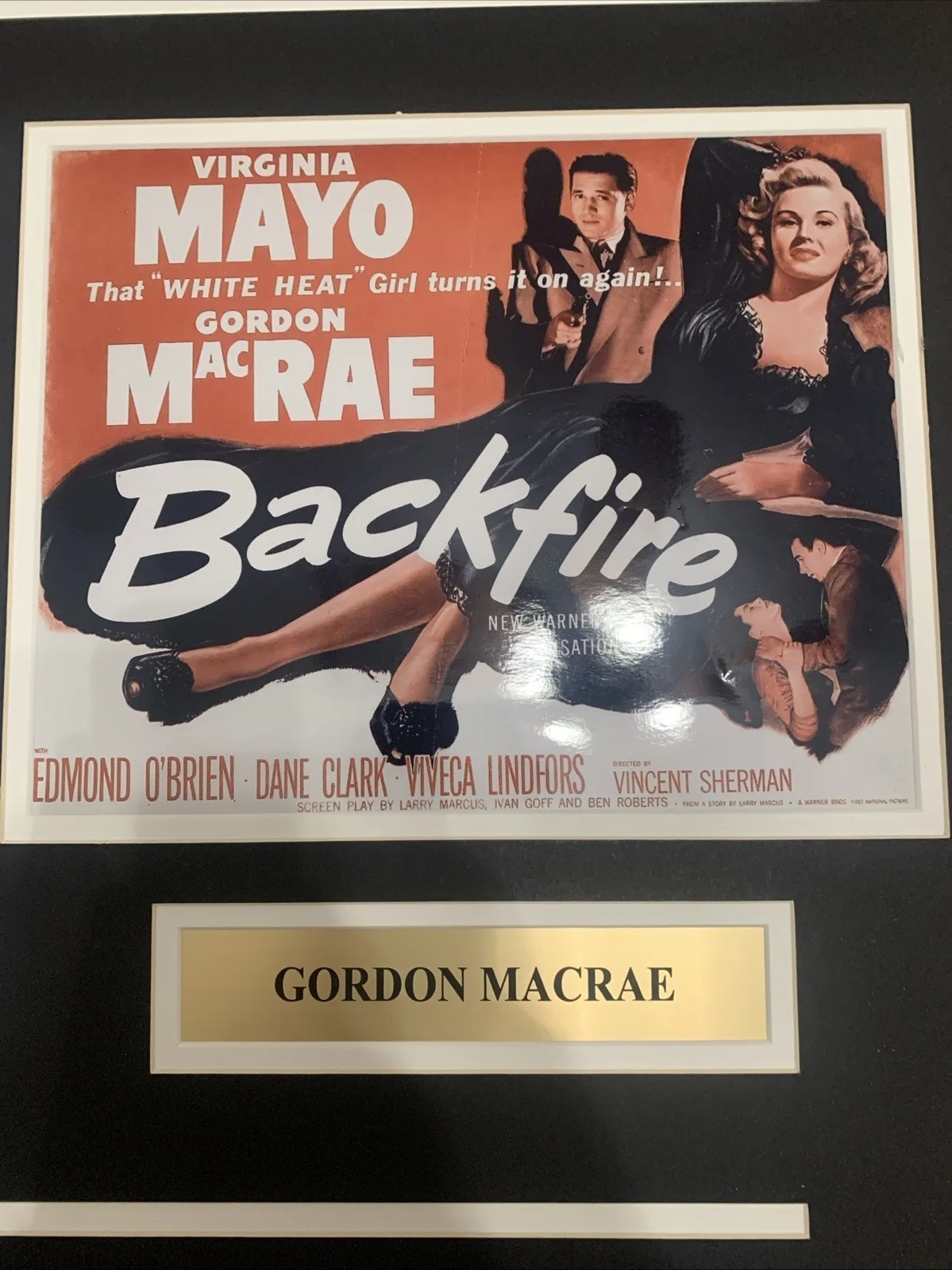 Gordon MacRae Signed Multi-photo Display Collage Memorabilia, image 3