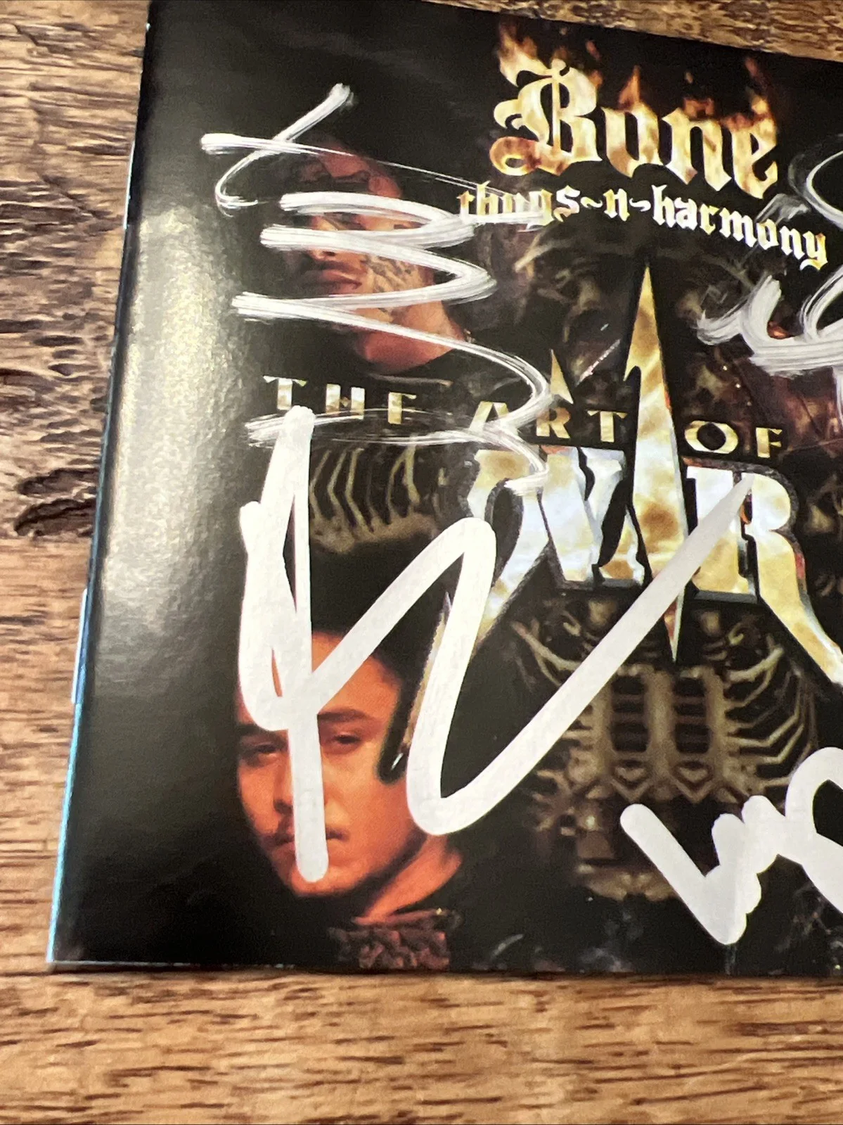 Bone Thugs N Harmony Signed The Art Of War CD JSA Coa Wish Layzie Krayzie Flesh, изображение 3