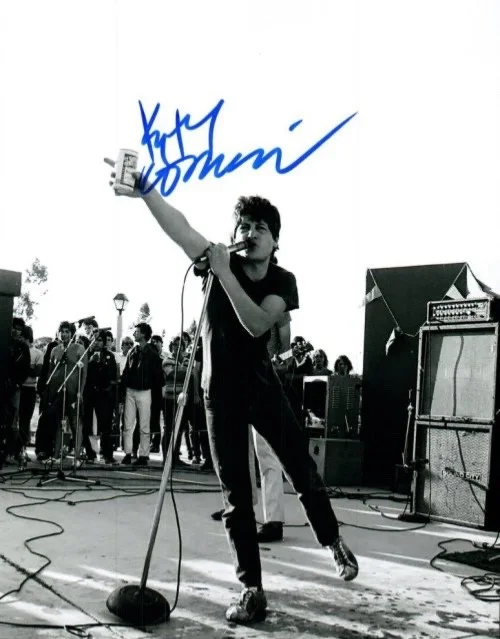 Keith Morris — Keith Morris Autographed 8x10 Photo Singer Songwriter Hardcore Punk Circle Jerks