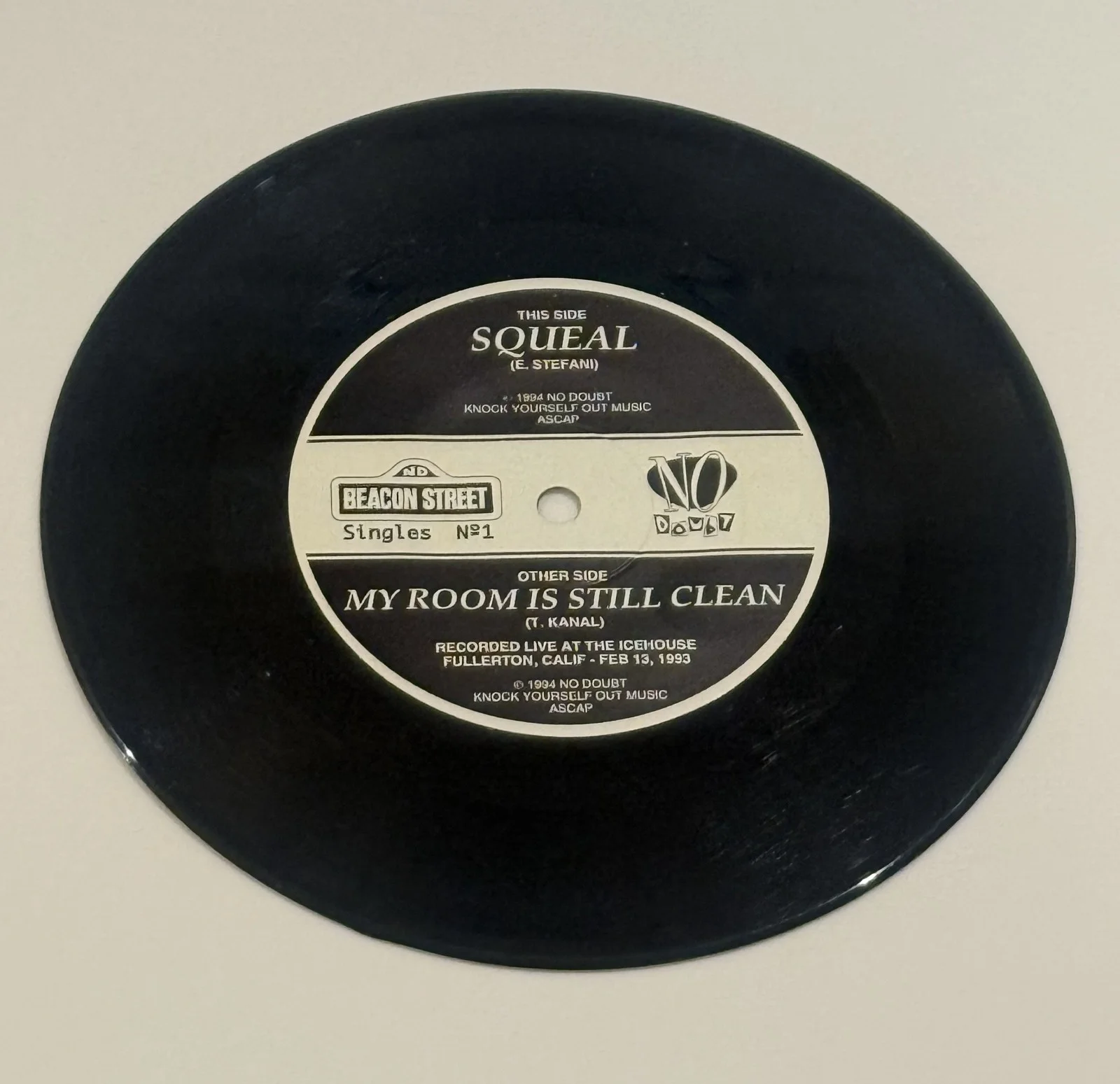 No Doubt “Squeal” vinyl signed by Gwen - super rare, only 1000 produced, image 2