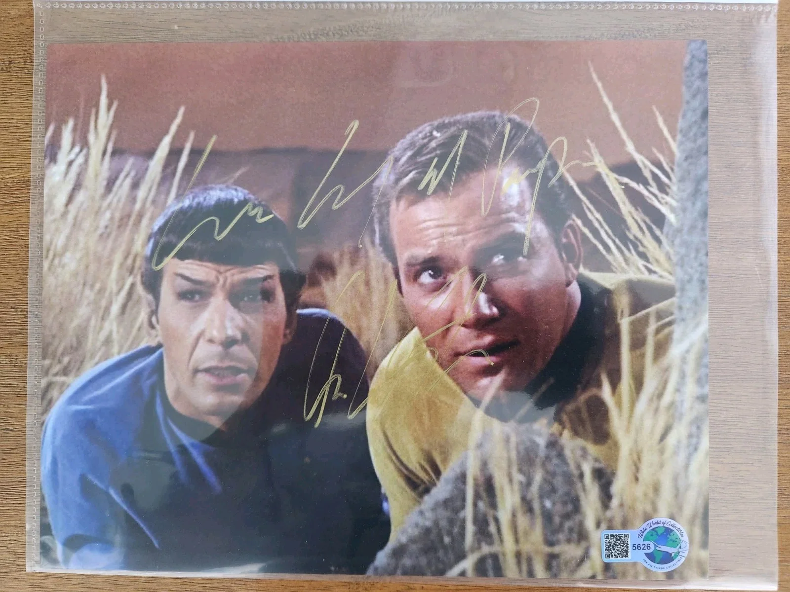 William Shatner, Leonard Nimoy — William Shattner and Leonard Nimoy 8x10 Signed Photo, изображение 2