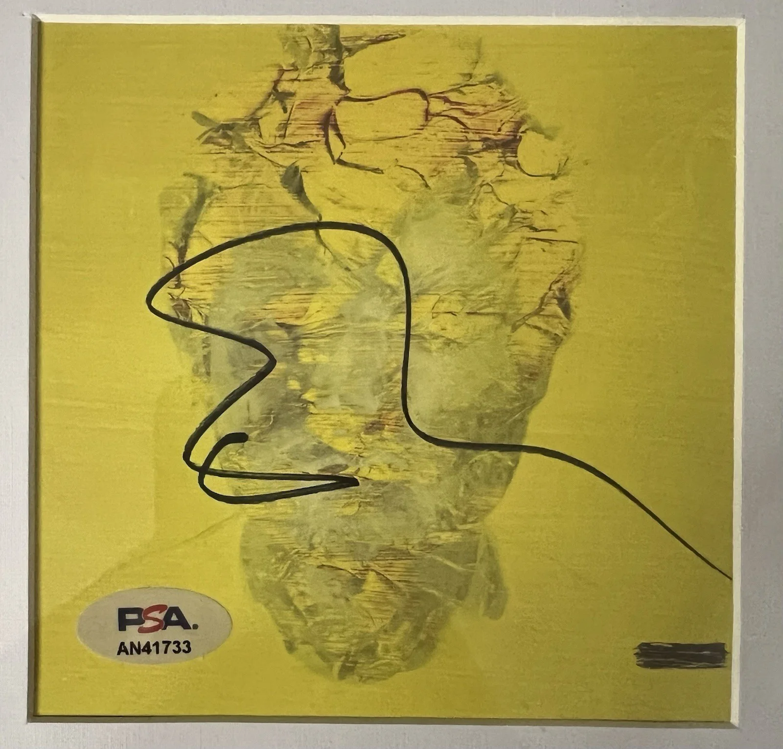 Ed Sheeran Signed Subtract CD Cover AUTOGRAPHED PSA COA Framed Display, image 2