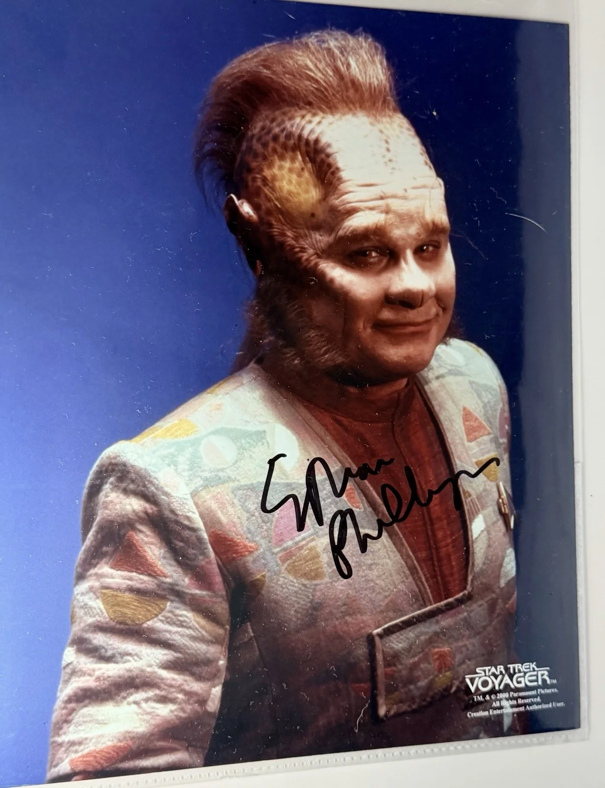 Ethan Phillips — Ethan Phillips Signed 8x10 Photo Neelix Star Trek Voyager Autograph