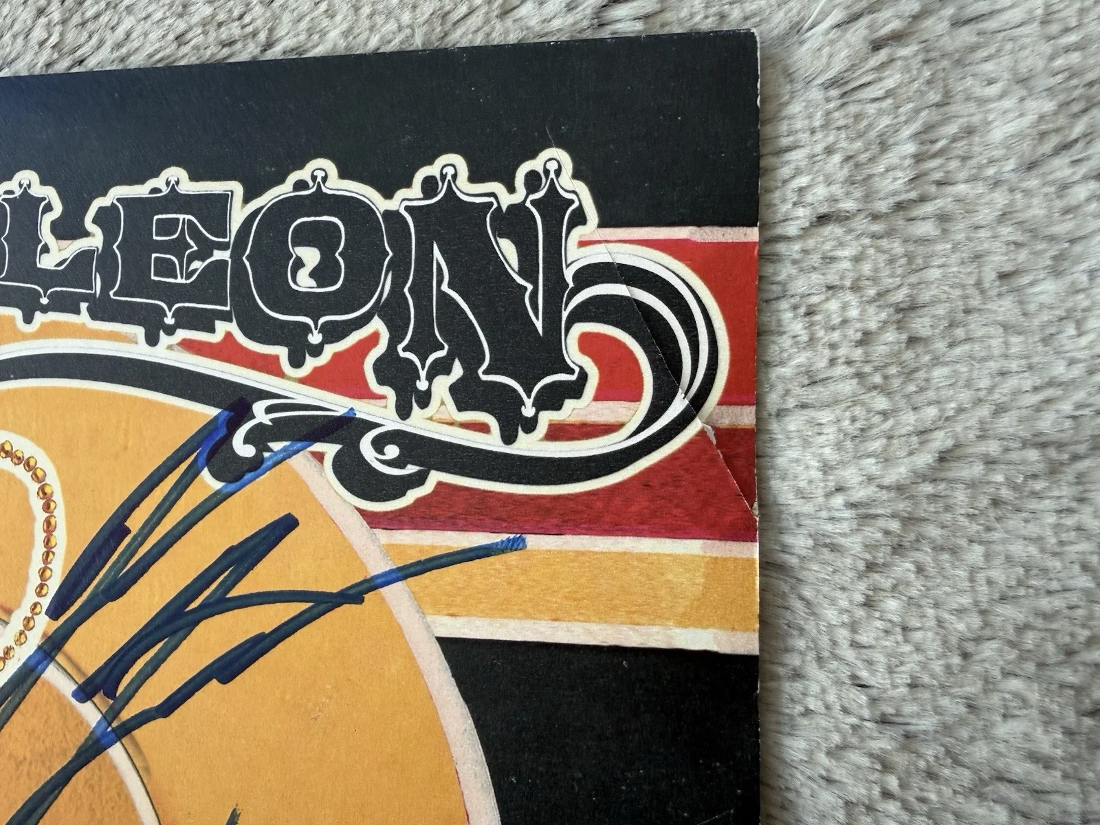 KINGS OF LEON X4 SIGNED AUTOGRAPH What I Saw BLUE VINYL 10 " LP, изображение 2