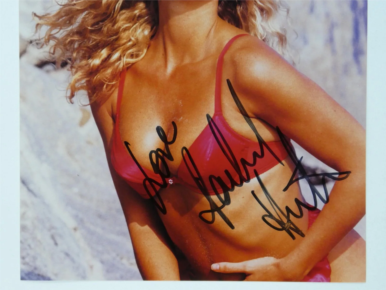 Rachel Hunter — Rachel Hunter Signed 8x10 Photo Autographed, image 2