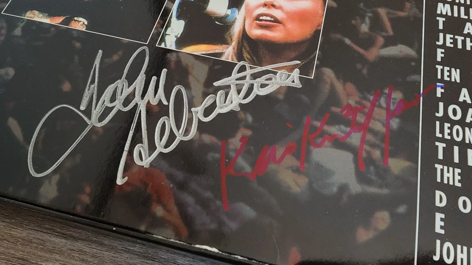Kris Kristofferson & John Sebastian Signed Message To Love Laserdisc Box Set RAD, image 5