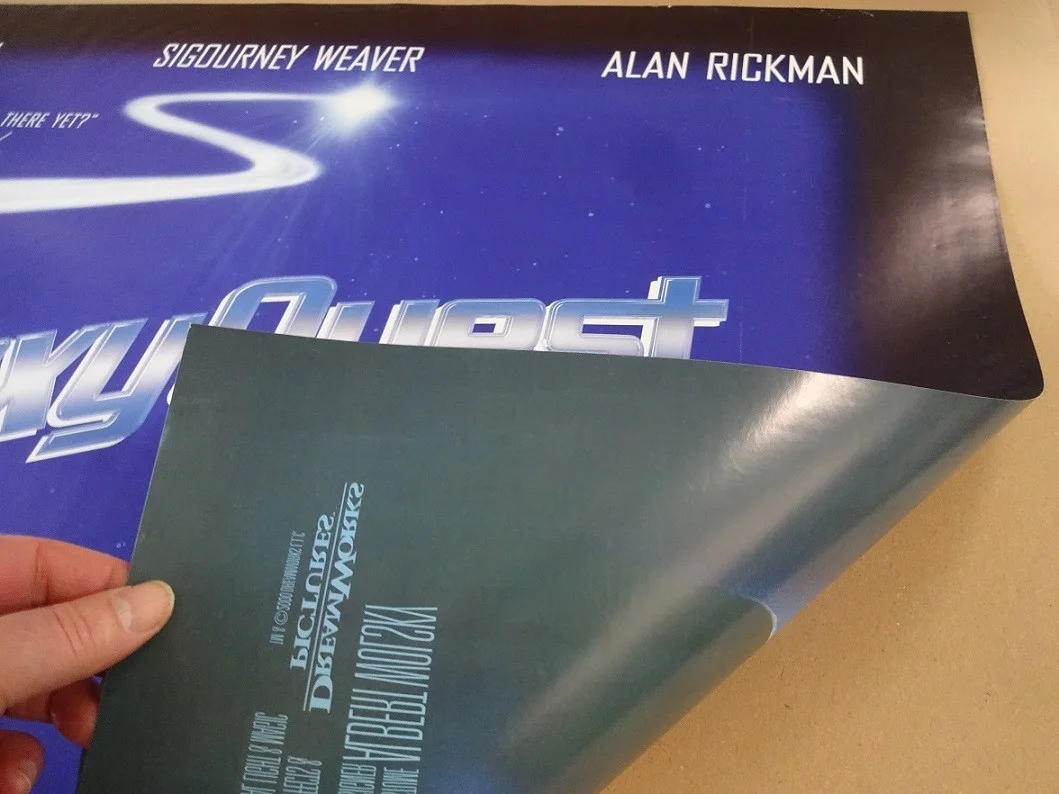 Galaxy Quest Original 1999 Double Side Quad Movie Poster 40x30" Sigourney Weaver, image 2