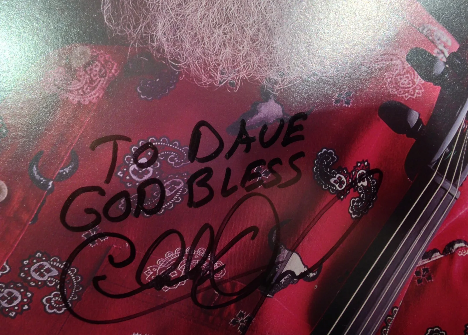 Vintage 2006 Charlie Daniels Signed Photo W/ Three Various Stage Access Passes., изображение 2