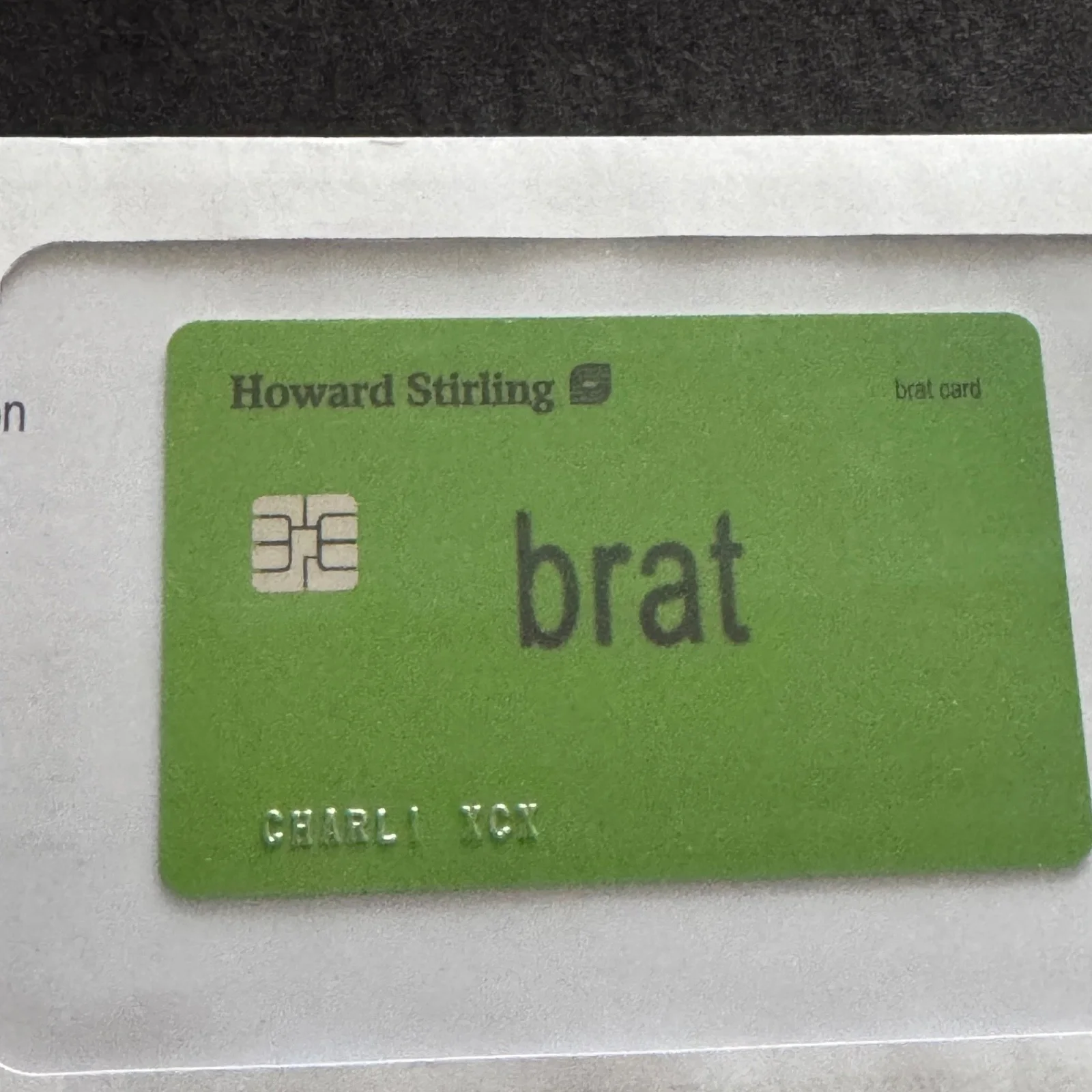 Charlie XCX - The Moment Official Brat Card Howard Sterling Merch, изображение 3
