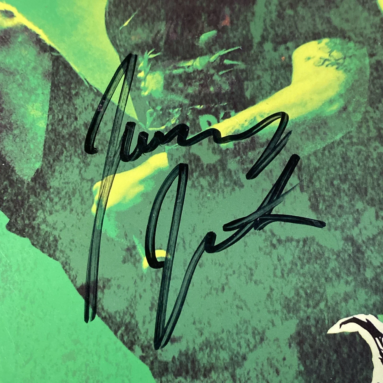 HATEBREED JAMEY JASTA SIGNED AUTOGRAPH ON MONSTERENERGY 8"X10" COLOR PROMO, изображение 2