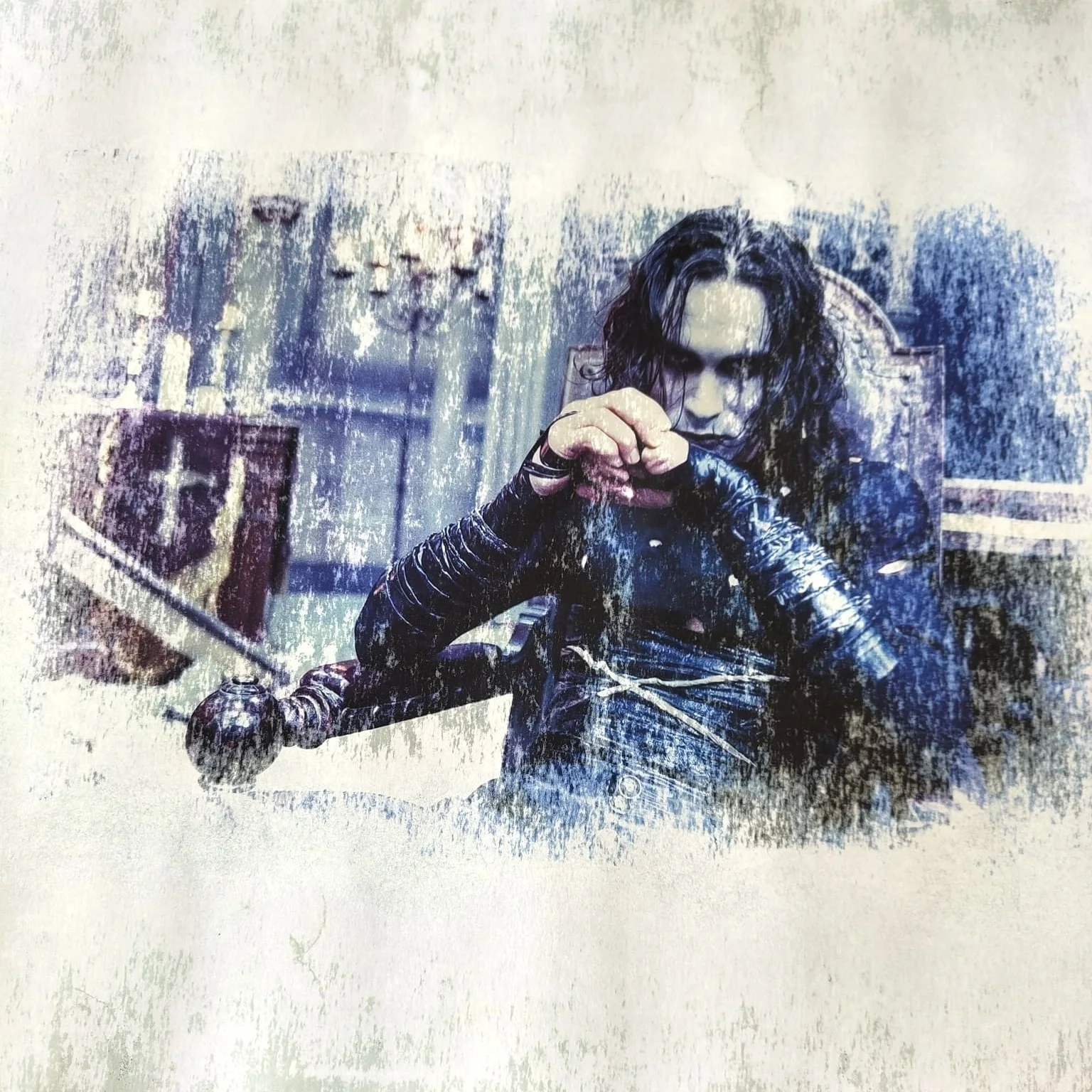 Signed #2 of 2 The Crow Eric Draven Hand-Finished Variable Edition 1994 Aurelian, image 3