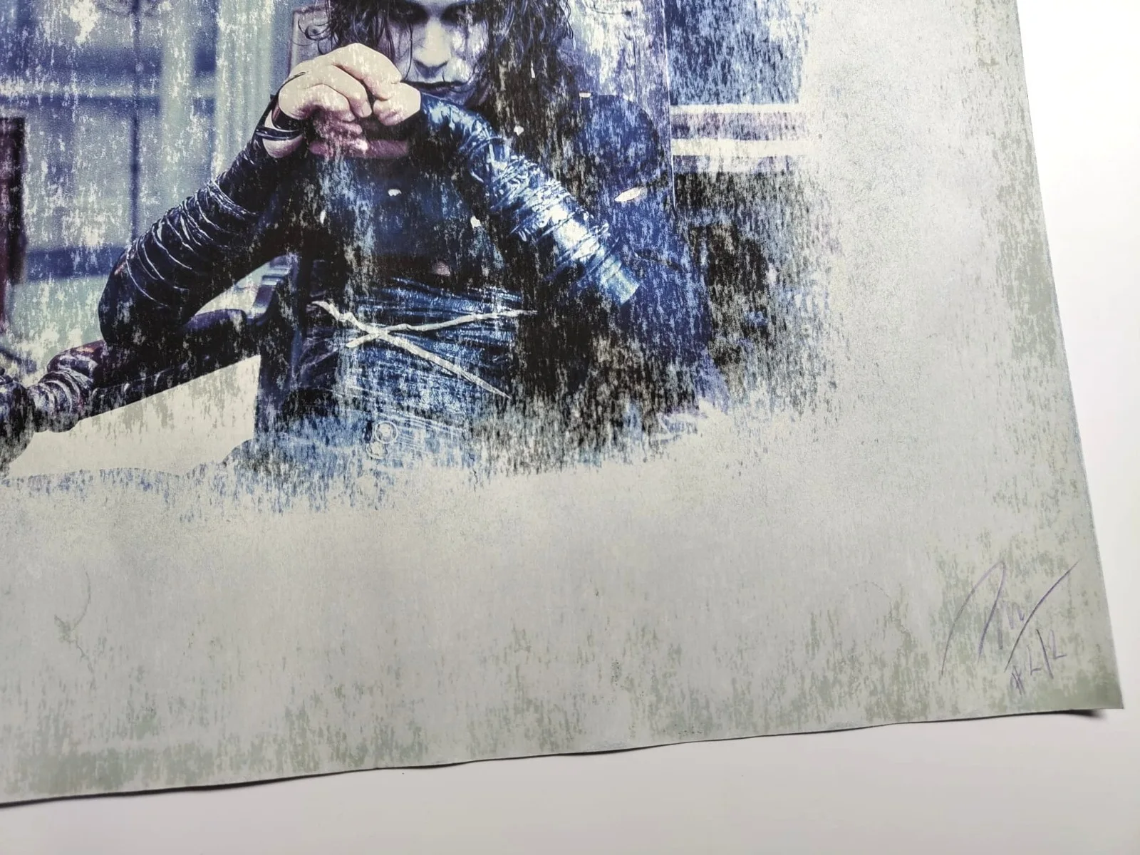 Signed #2 of 2 The Crow Eric Draven Hand-Finished Variable Edition 1994 Aurelian, image 4