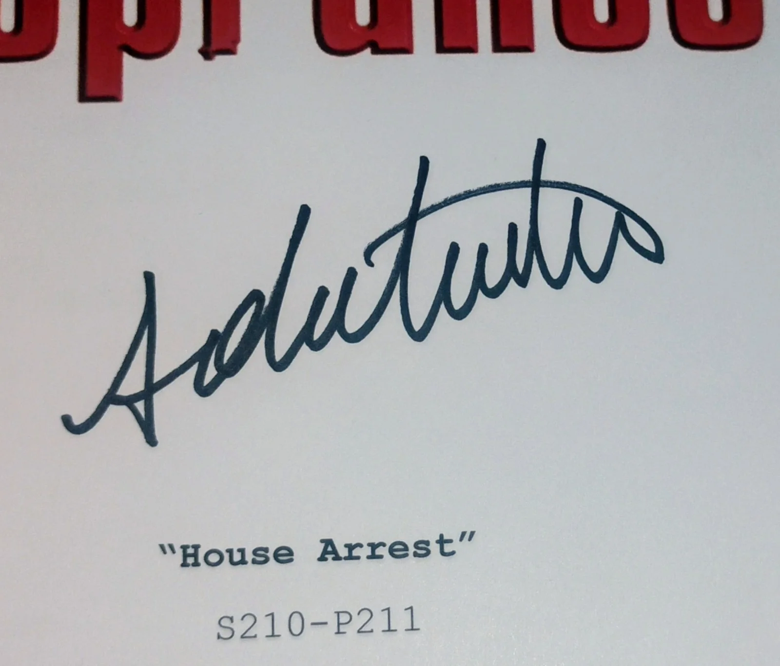 The Sopranos 3x Cast Hand Signed Script COA Dominic Chianese, Vincent Pastore, изображение 4