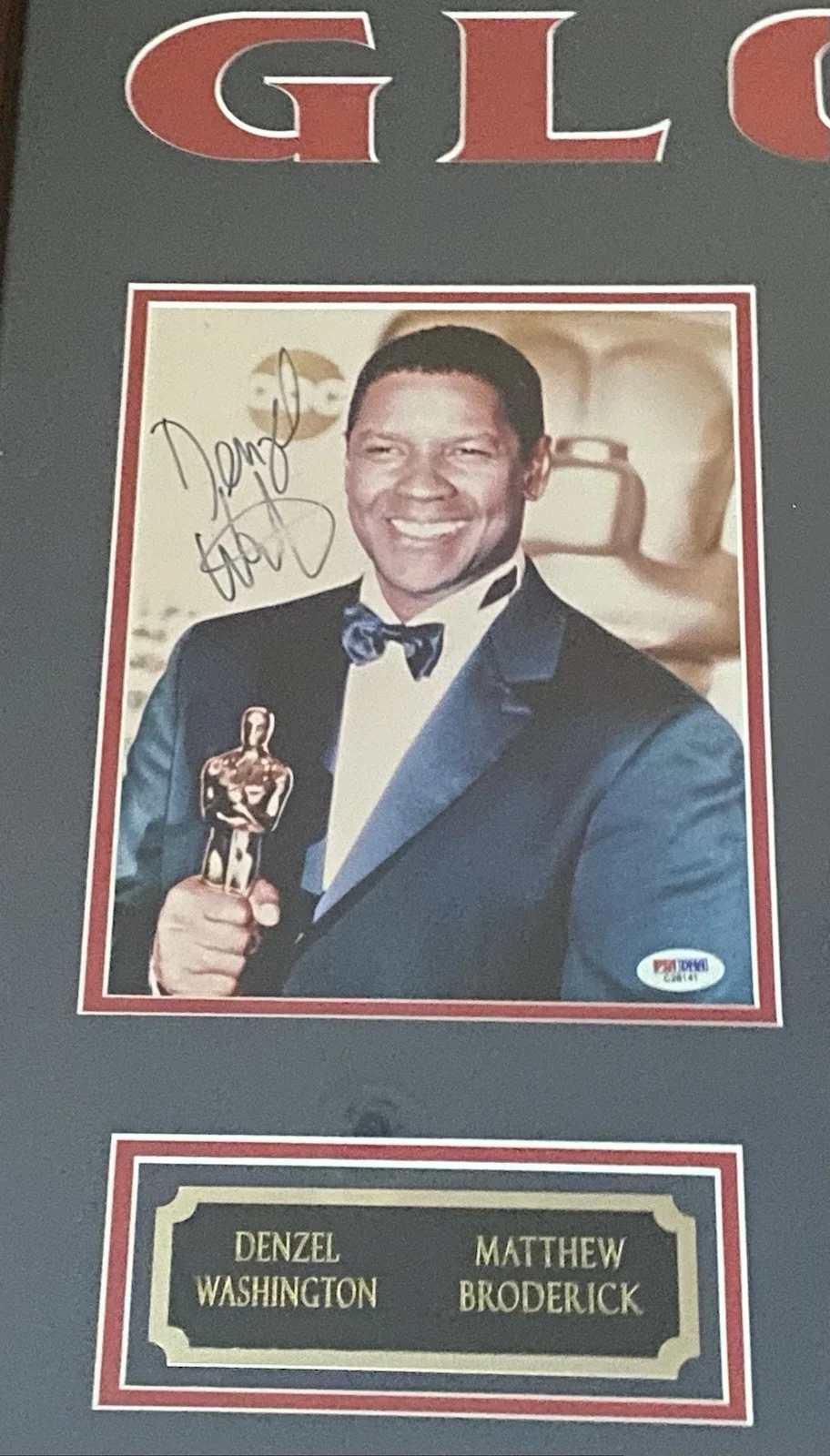 Denzel, Washington, Matthew Broderick — Denzel, Washington Matthew Broderick Signed Glory Photos Psa Authentication!, image 2