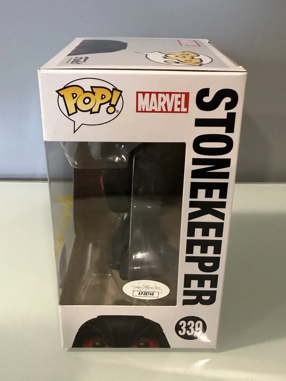 Ross Marquand — Ross Marquand Signed Funko POP! Avengers: Infinity War - Stonekeeper - JSA COA, image 2