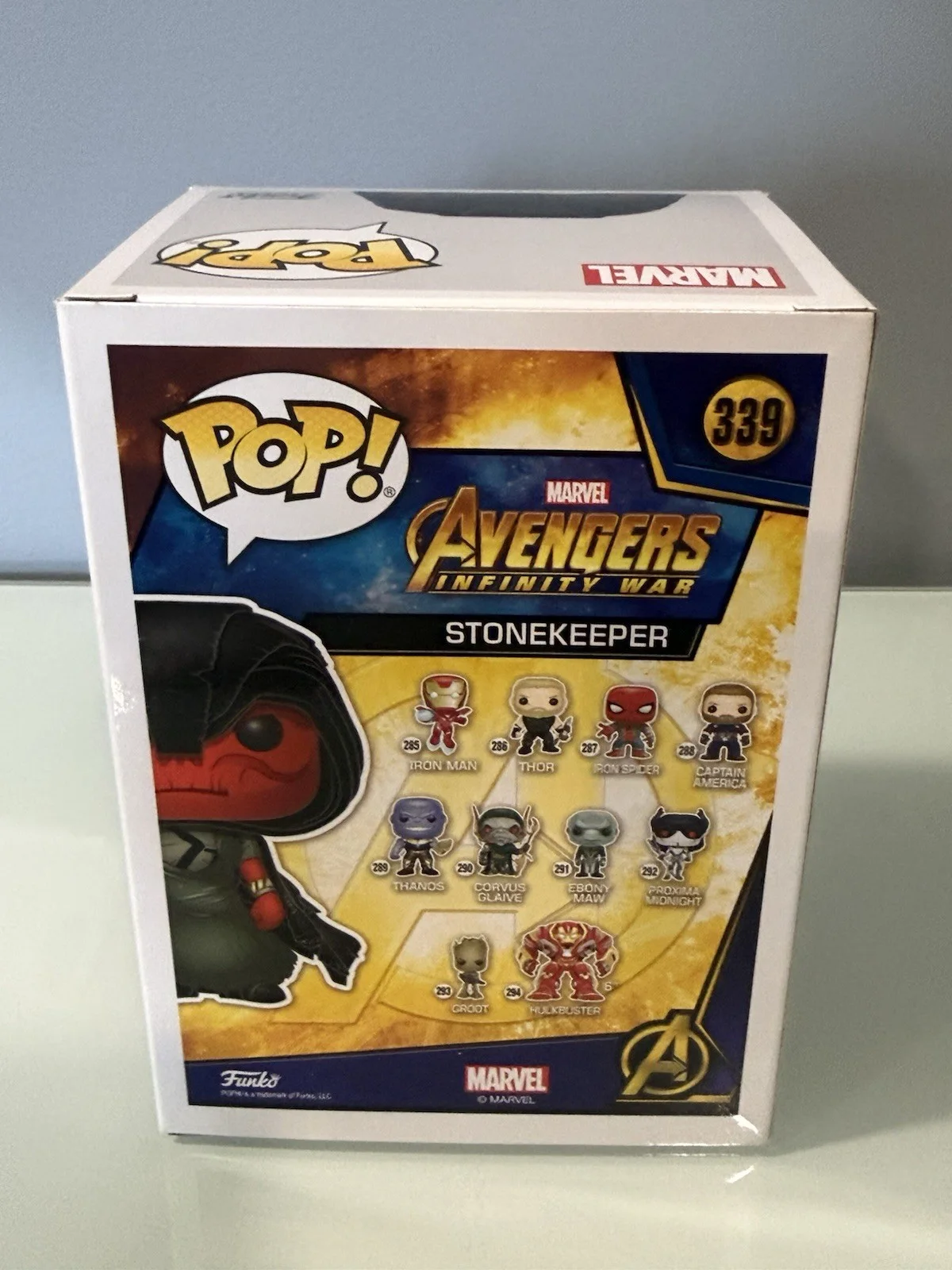 Ross Marquand — Ross Marquand Signed Funko POP! Avengers: Infinity War - Stonekeeper - JSA COA, image 3