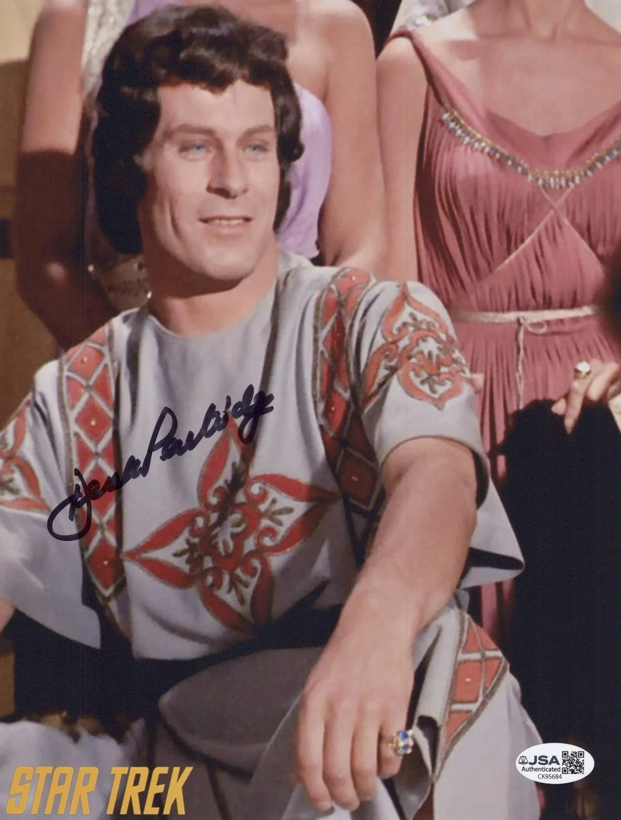 DEREK PARTRIDGE — DEREK PARTRIDGE Signed STAR TREK 8x10 Photo DIONYD Autograph JSA COA CERT