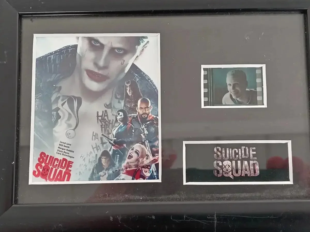 Suicide Squad Framed 35mm Film Cell Display Kapow Entertainment COA 7" x 6", изображение 2