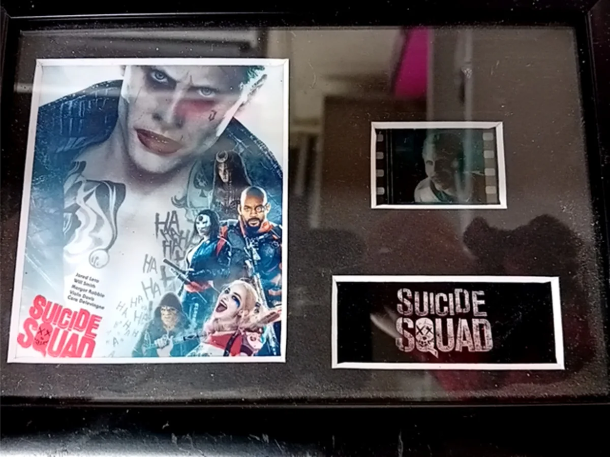 Suicide Squad Framed 35mm Film Cell Display Kapow Entertainment COA 7" x 6", изображение 3