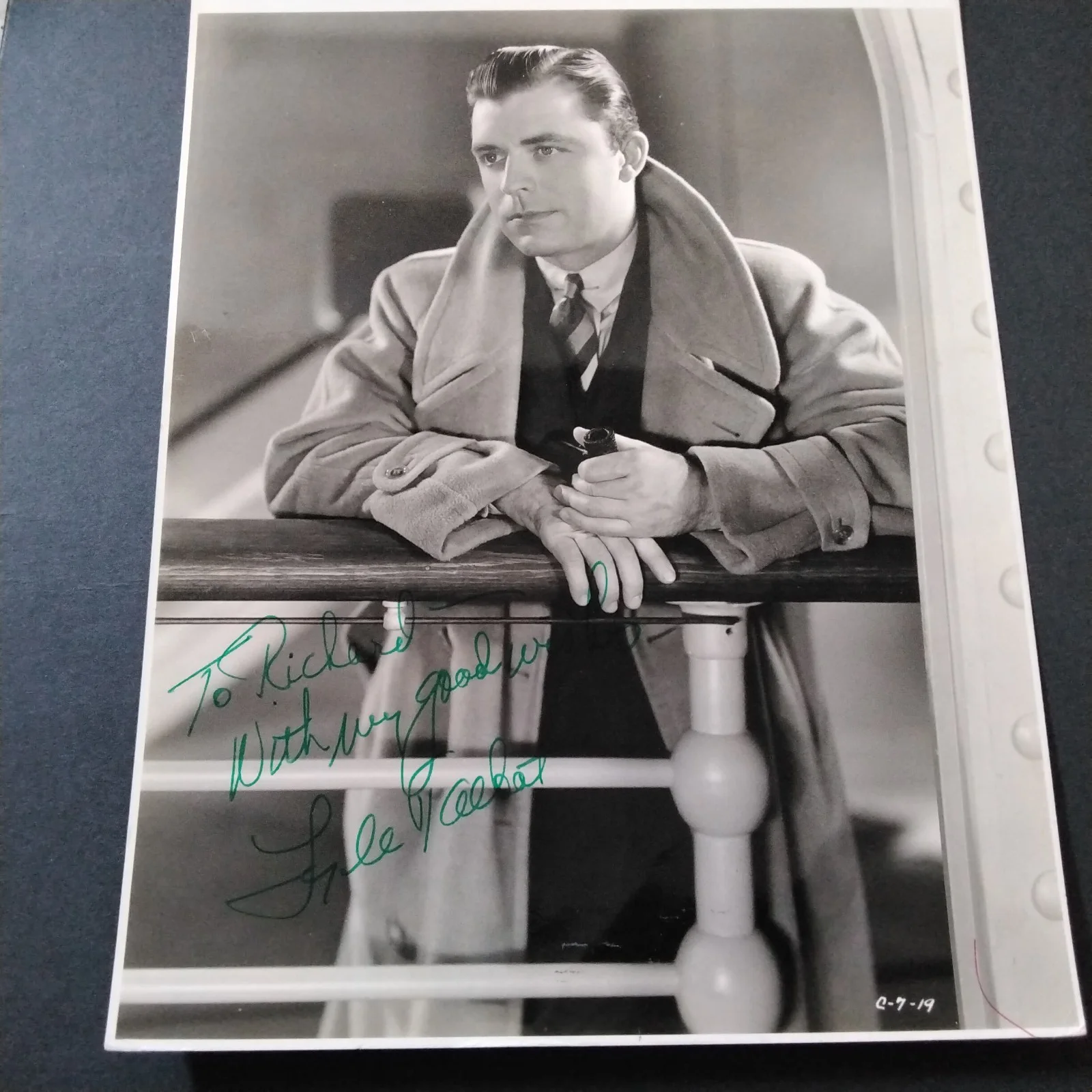 Lyle Talbot SIGNED Photo Movie Actor Warners Plan 9 Outer Space Batman Superman, изображение 2