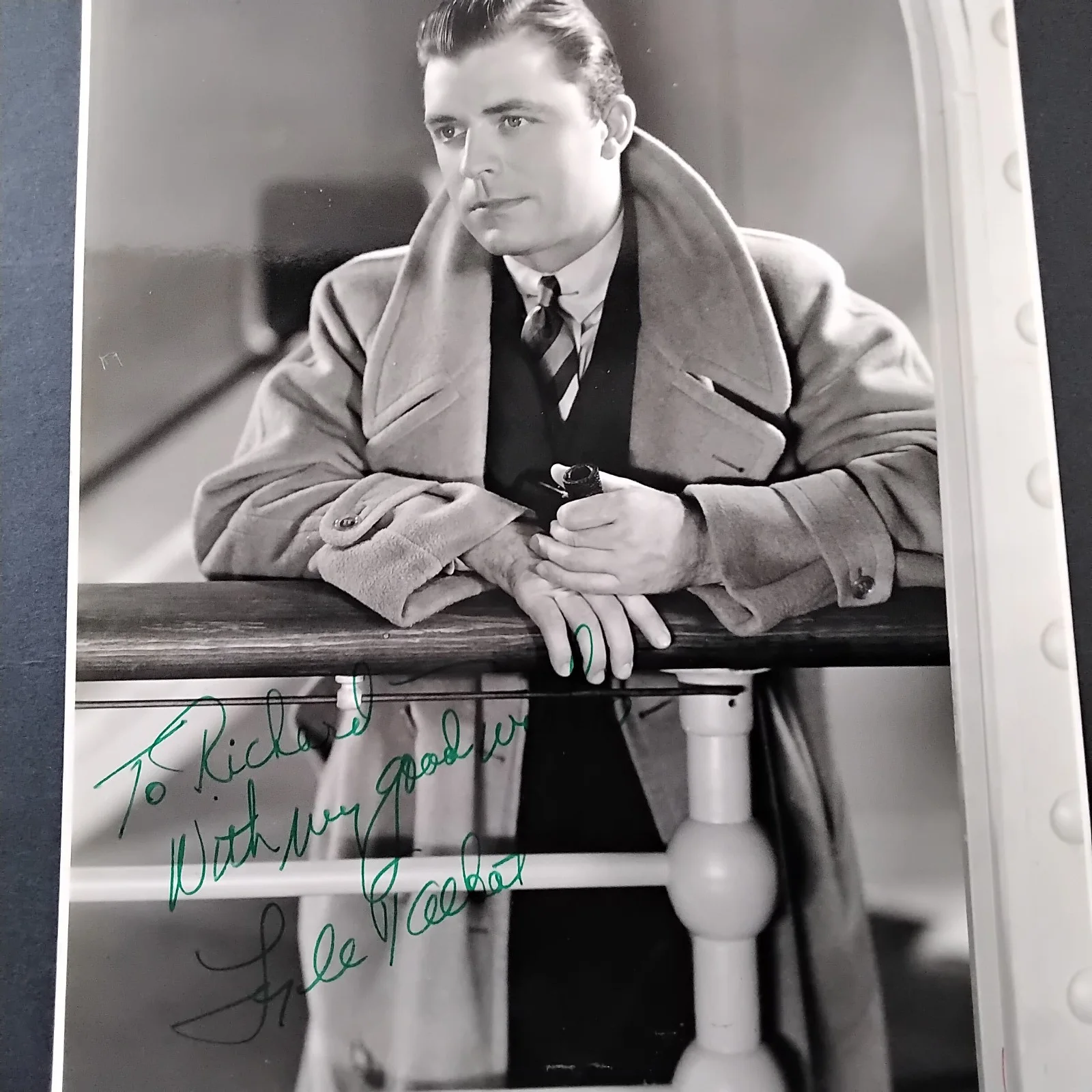 Lyle Talbot SIGNED Photo Movie Actor Warners Plan 9 Outer Space Batman Superman, изображение 4