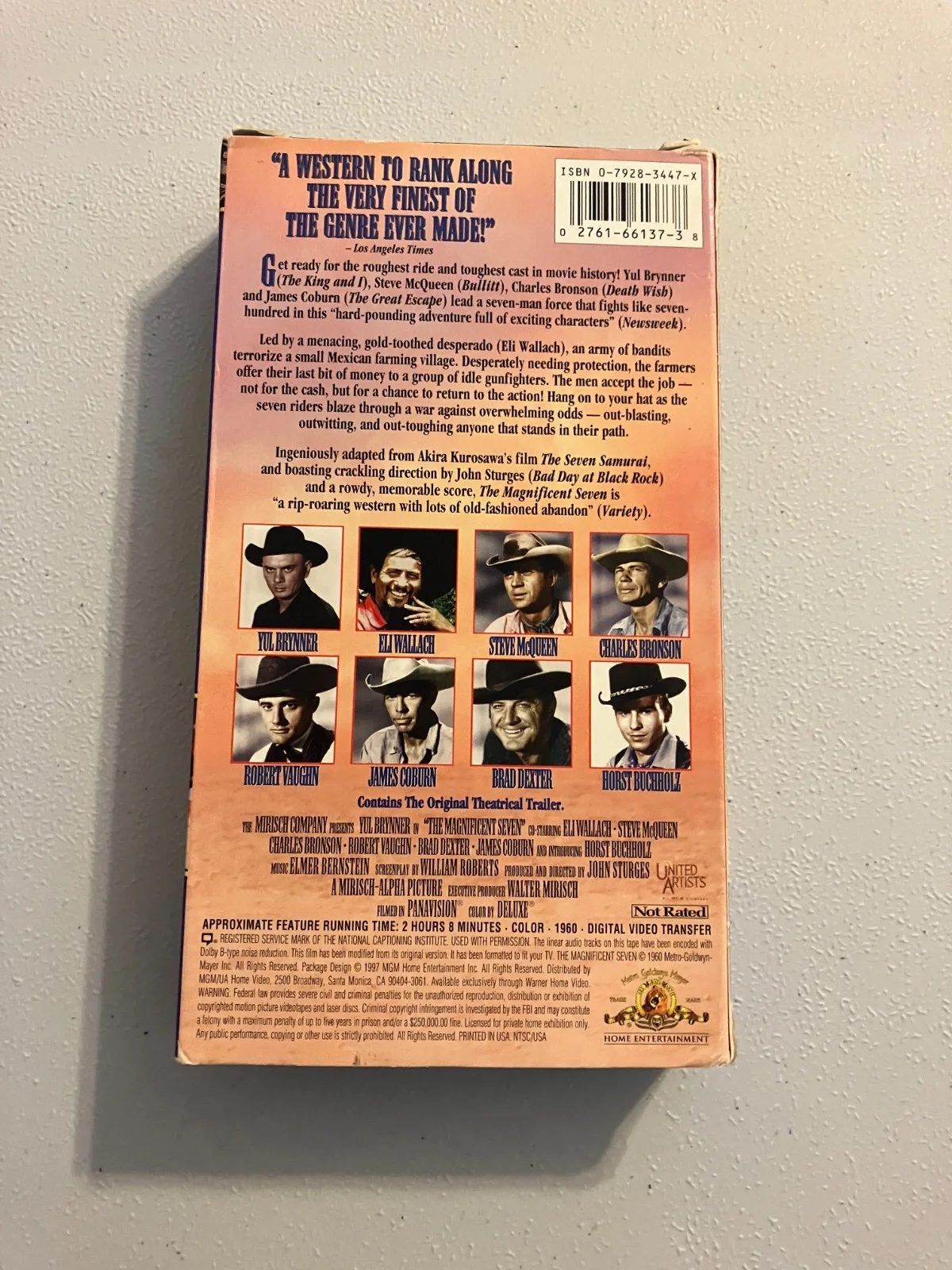 magnicent seven the movie vhs, image 2