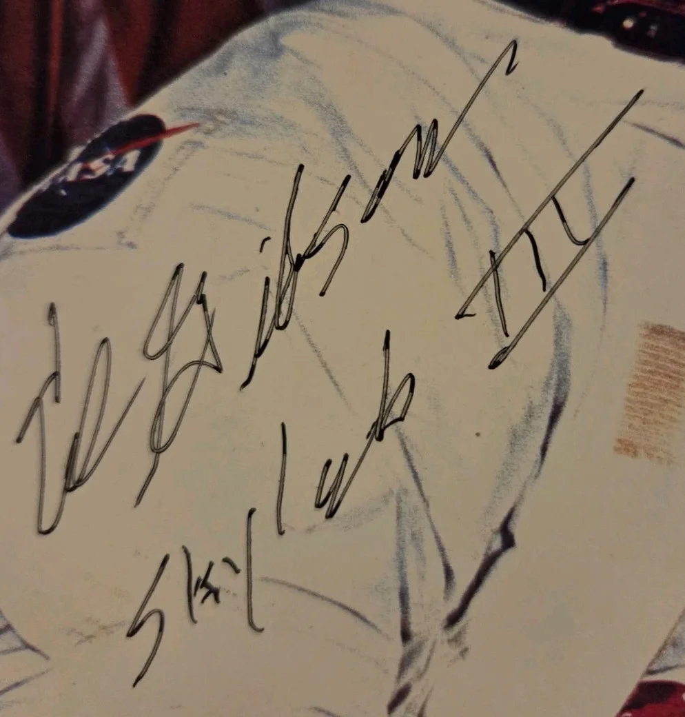 Edward Gibson — Edward G. Gibson SKYLAB ASTRONAUT hand signed NASA 8.5x11 LITHO PHOTO, image 5