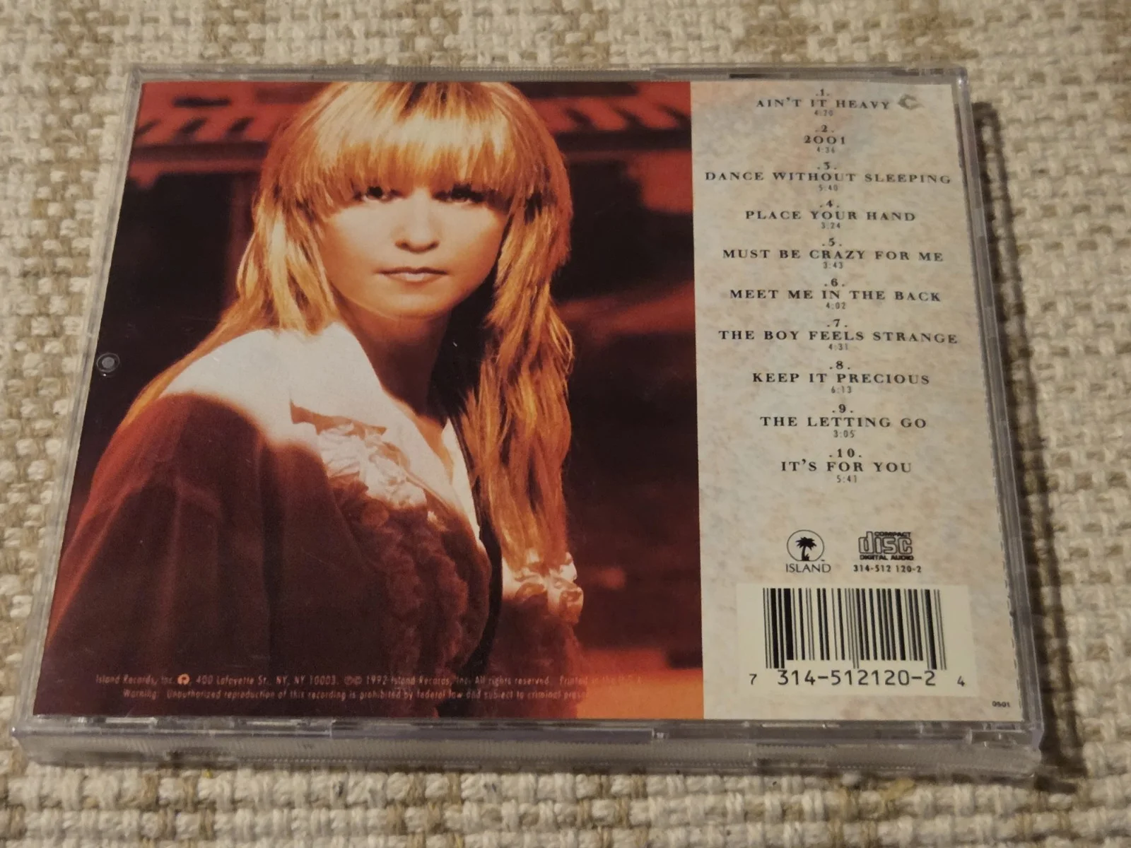 Melissa Etheridge – NEVER ENOUGH - Signed Autograph CD Cover, image 4