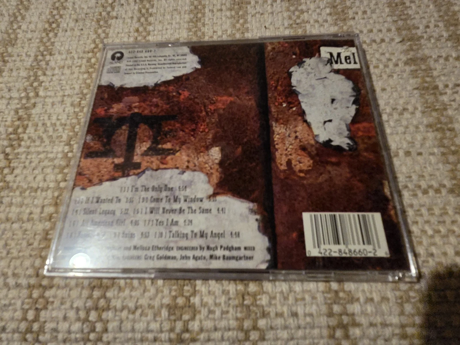 Melissa Etheridge - YES I AM - Signed Autograph CD Cover, image 4