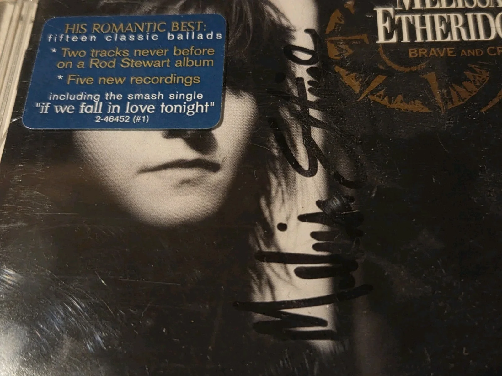 Melissa Etheridge - BRAVE AND CRAZY - Signed Autograph CD Cover, image 2