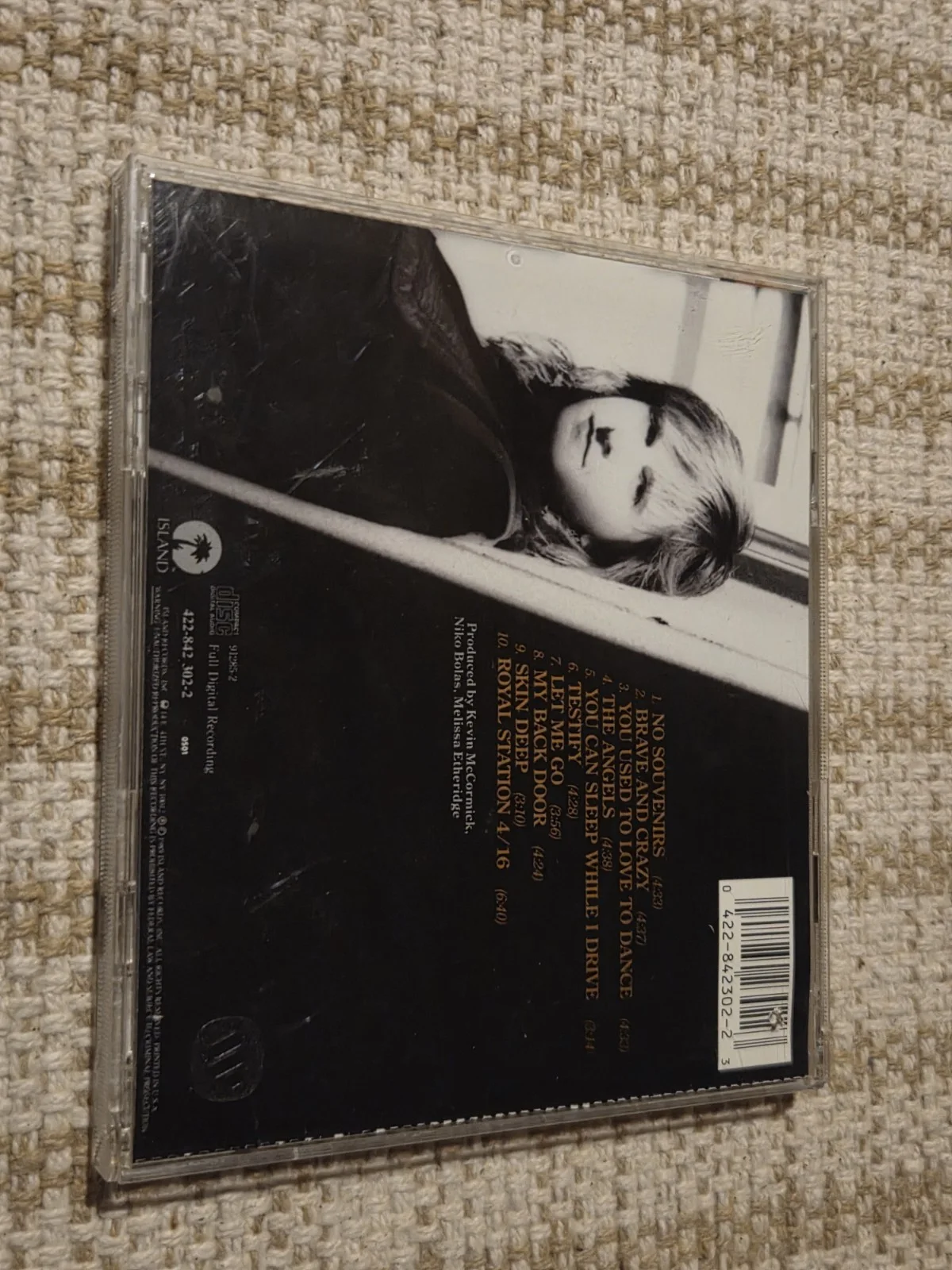 Melissa Etheridge - BRAVE AND CRAZY - Signed Autograph CD Cover, image 4