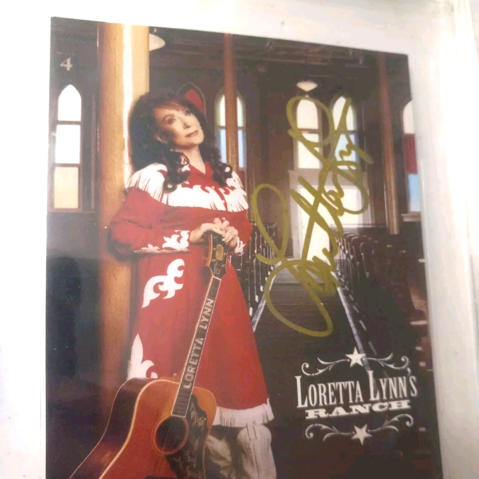 Loretta Lynn Coleminers Daughter 4x6 Signed Post Card BAS Certified & Slabbed, image 4