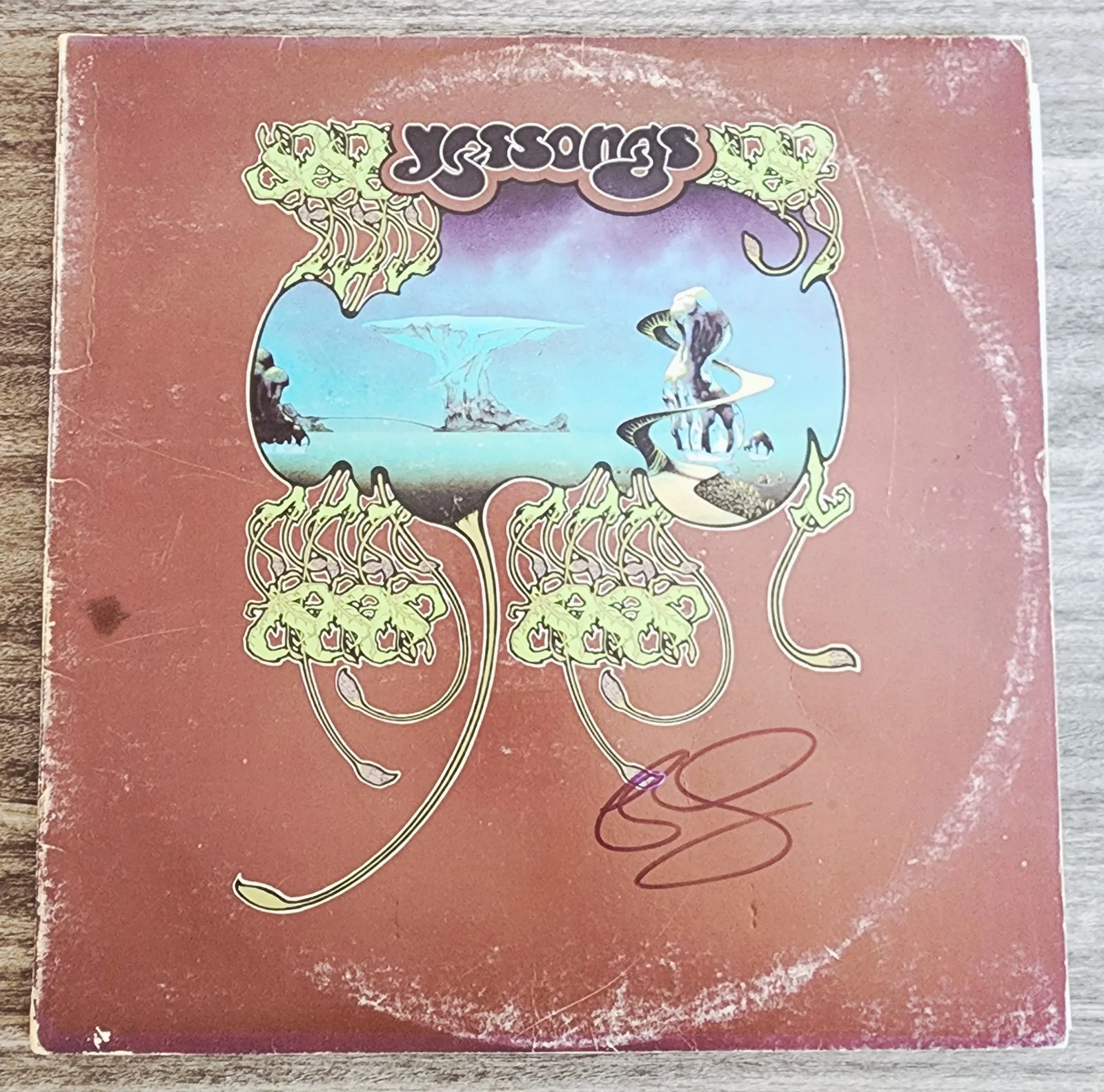 Rick Wakeman Signed Yes - Yessongs Vinyl Record YES LEGEND RAD, изображение 2