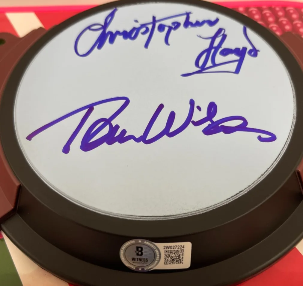 MICHAEL J FOX — Back to the Future Cast Signed Hoverboard Michael J Fox Lloyd +2 Beckett Witness, image 5