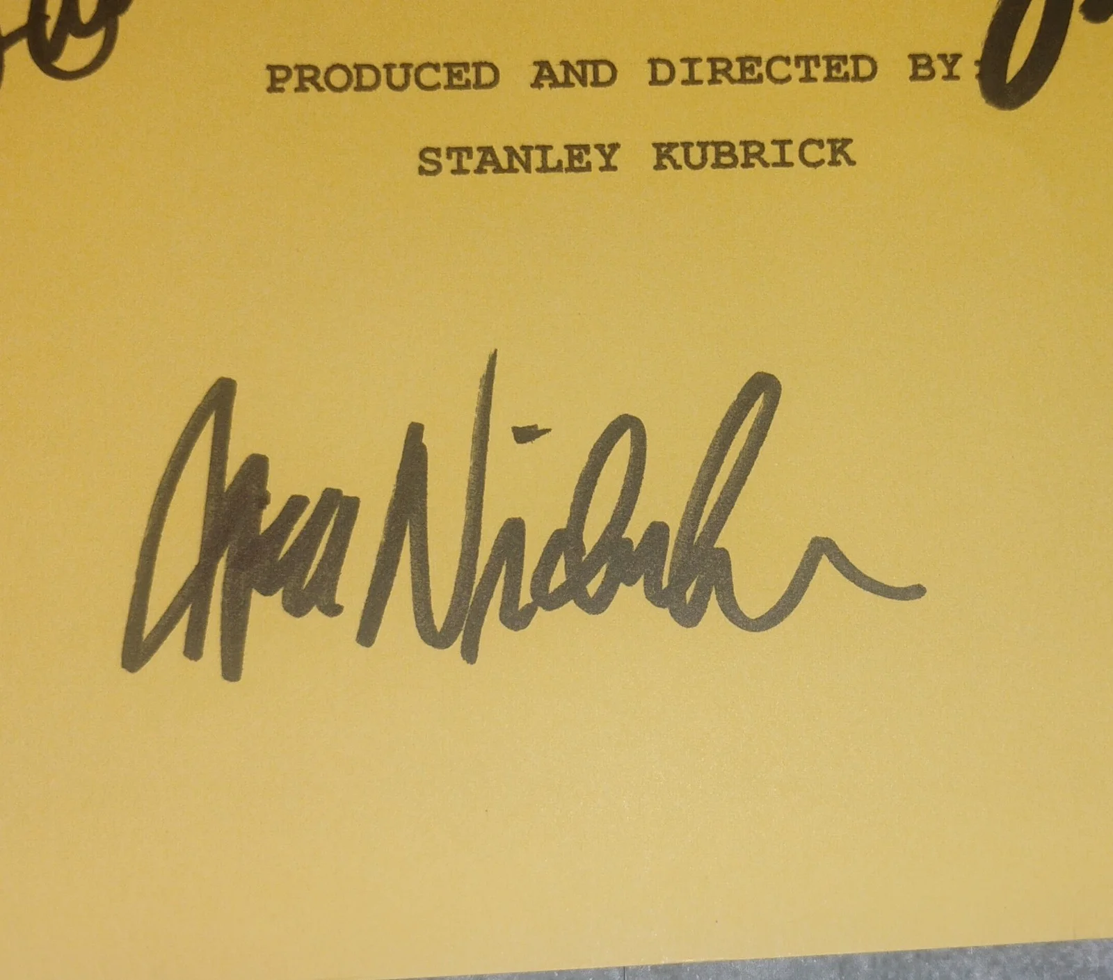 The Shining Cast Signed Script COA Shelley Duvall, Jack Nicholson, Danny Lloyd, image 3