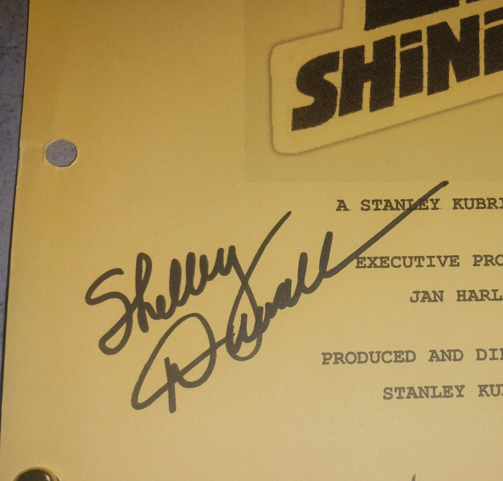 The Shining Cast Signed Script COA Shelley Duvall, Jack Nicholson, Danny Lloyd, image 4