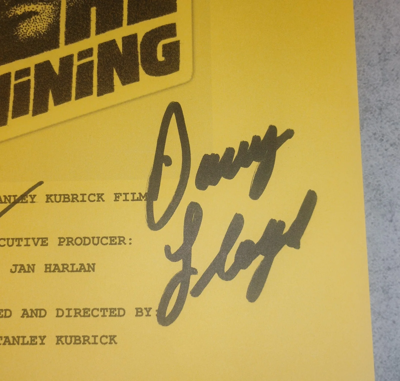 The Shining Cast Signed Script COA Shelley Duvall, Jack Nicholson, Danny Lloyd, image 5