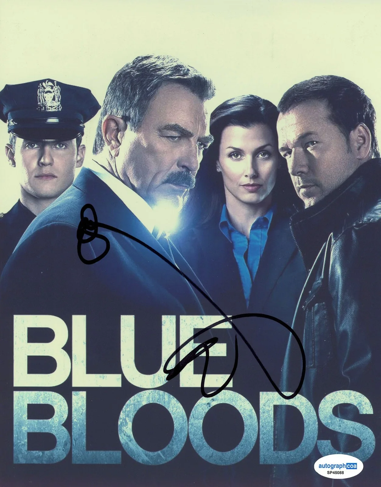 Donnie Wahlberg — Donnie Wahlberg signed "BLUE BLOODS" 8x10 Photo j EXT PROOF Boston Blue ACOA COA, изображение 4