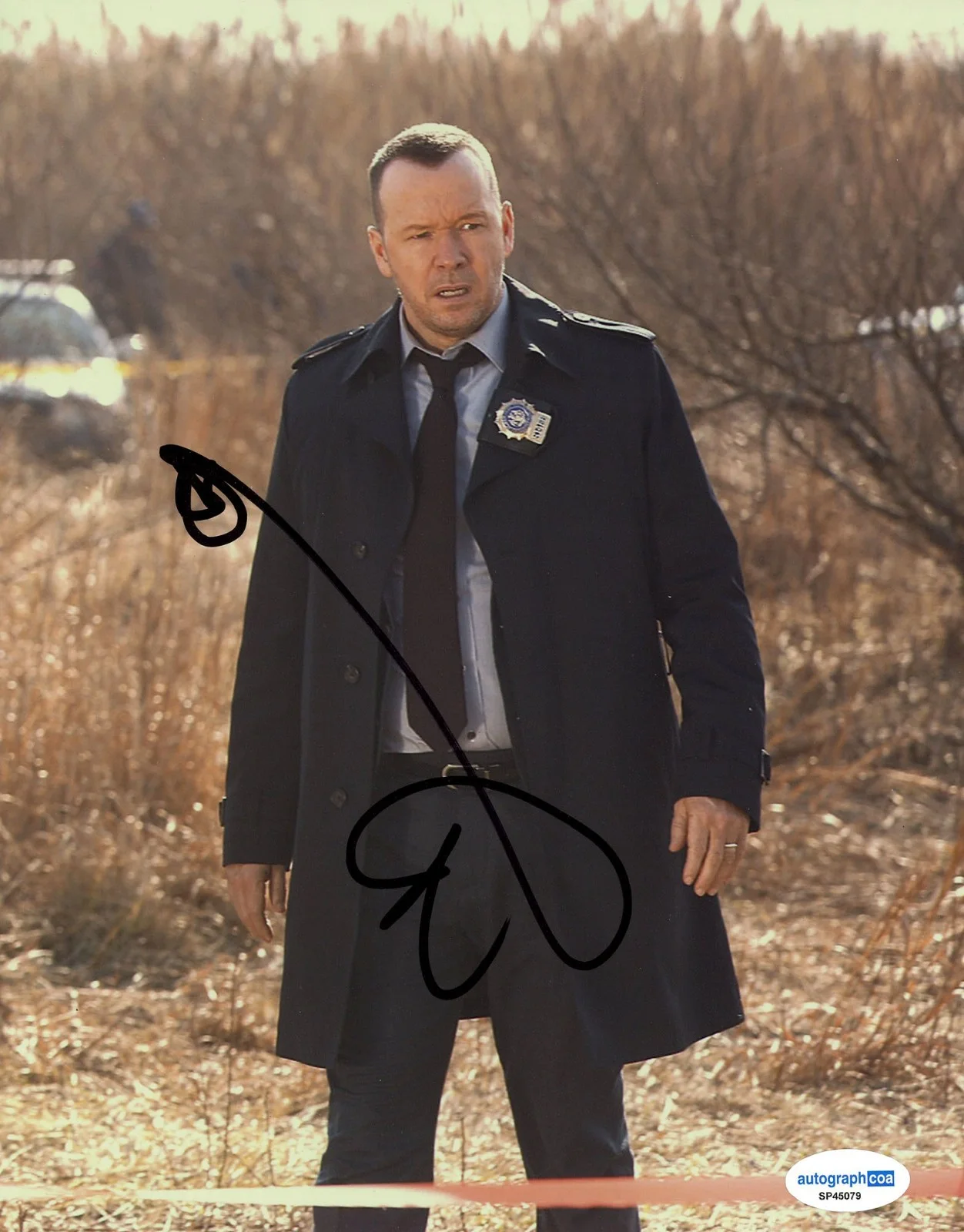 Donnie Wahlberg — Donnie Wahlberg signed "BLUE BLOODS" 8x10 Photo f EXT PROOF Boston Blue ACOA COA, изображение 4