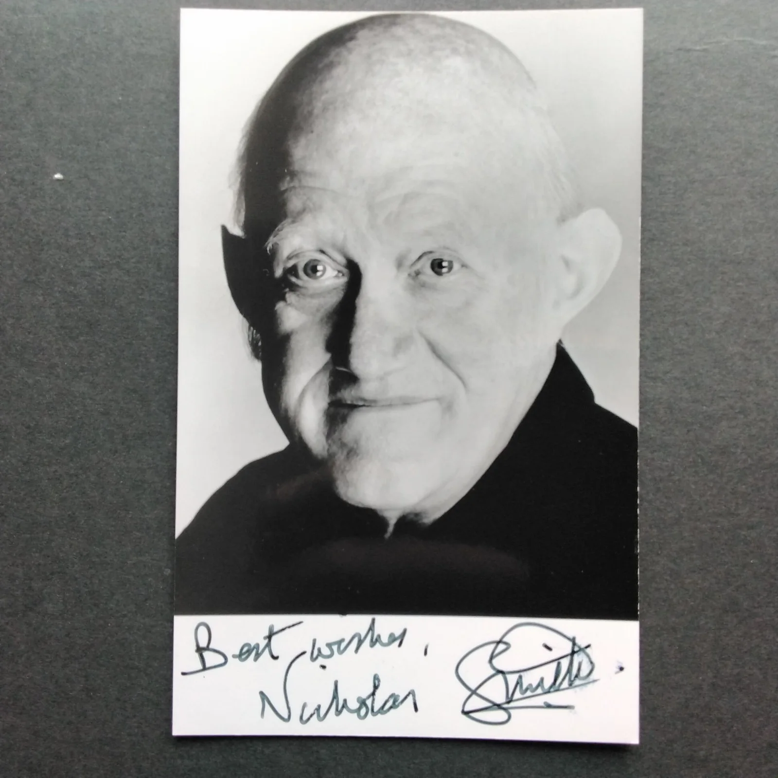 Nicholas Smith SIGNED Photo TV Movie Actor Are You Being Served? Sherlock Holmes, изображение 2