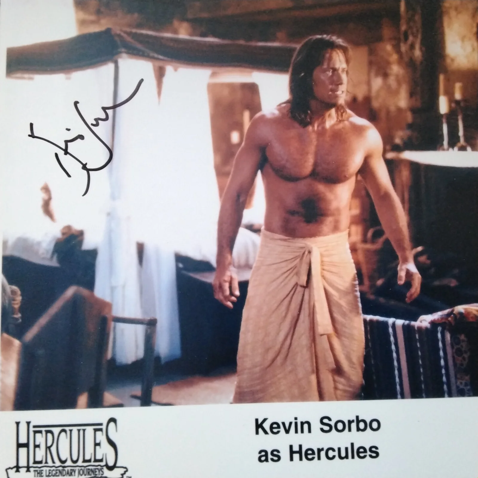 Kevin Sorbo SIGNED 2000 Photo Movie TV Actor Hercules Kull Andromeda Sexy!!, изображение 2