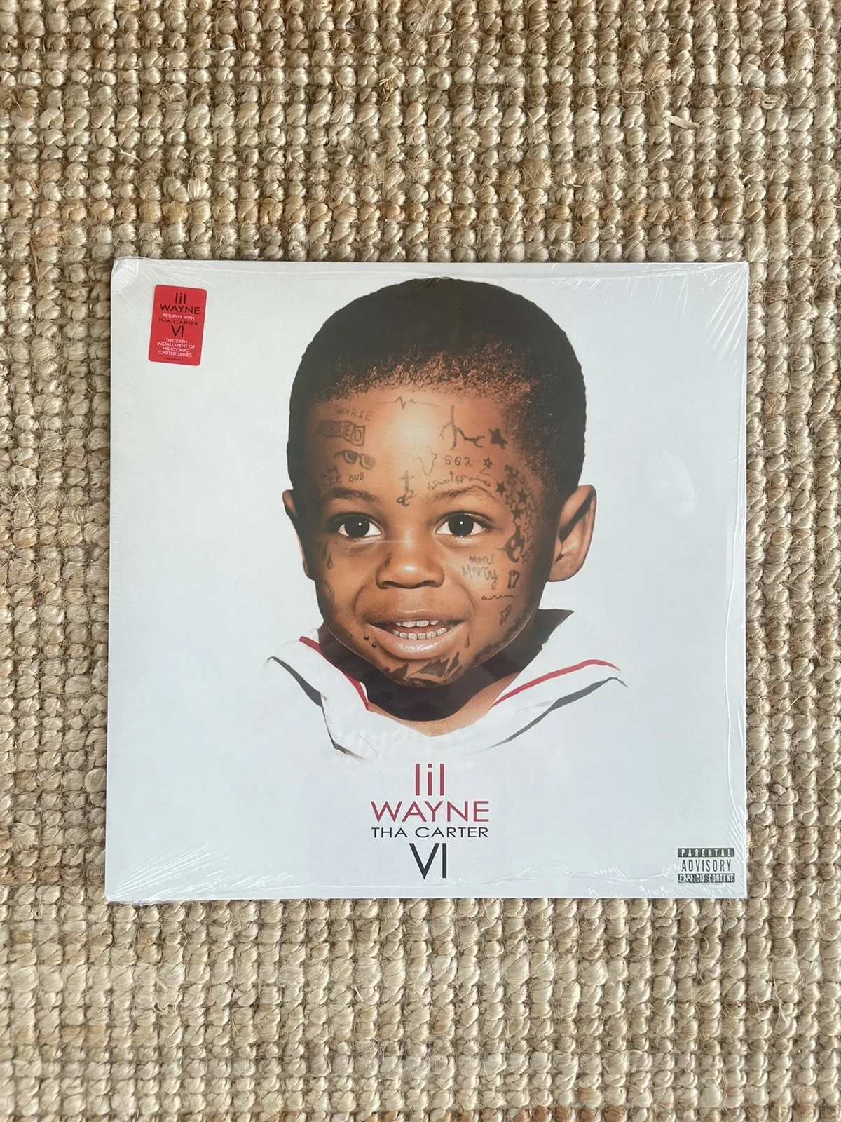 SIGNED LIL WAYNE Tha Carter VI LP RED Vinyl Autographed Insert, image 2