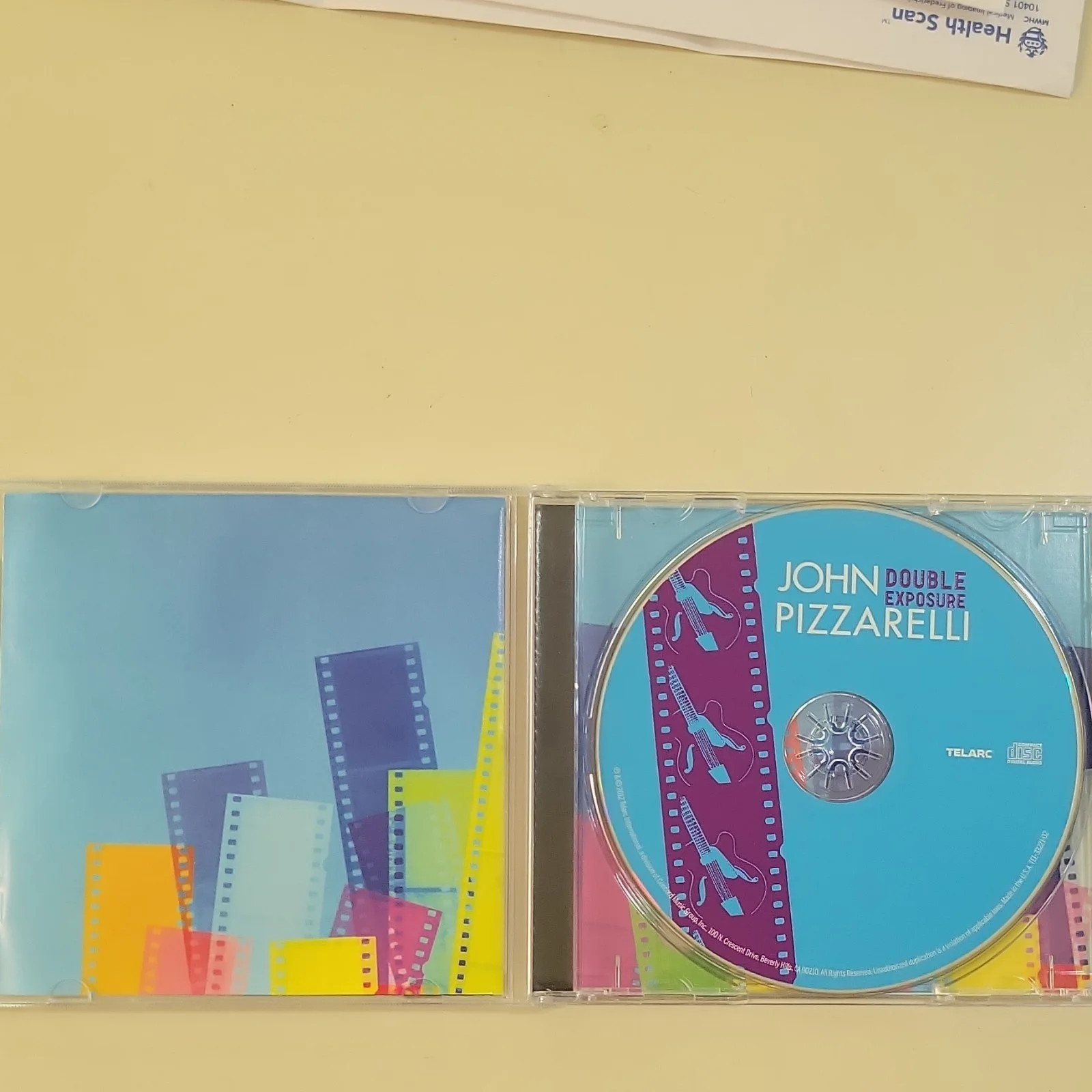 John Pizzarelli Double Exposure Autographed CD Telarc 88307 23322 1, image 2