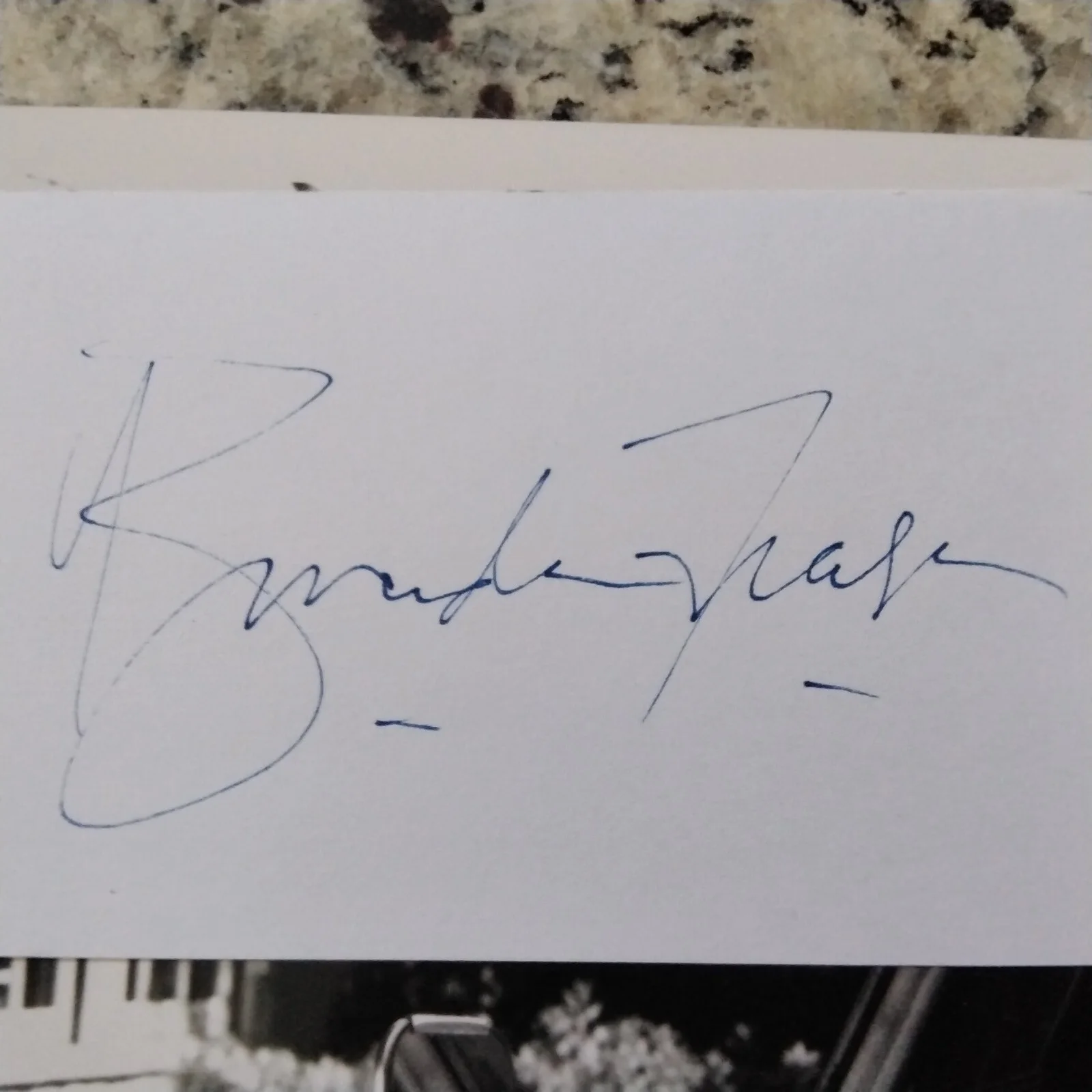 Brendan Fraser SIGNED Card Photo Movie Actor Gods & Monsters The Mummy The Whale, изображение 4