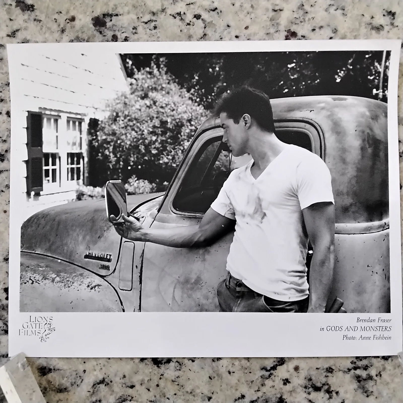 Brendan Fraser SIGNED Card Photo Movie Actor Gods & Monsters The Mummy The Whale, изображение 5