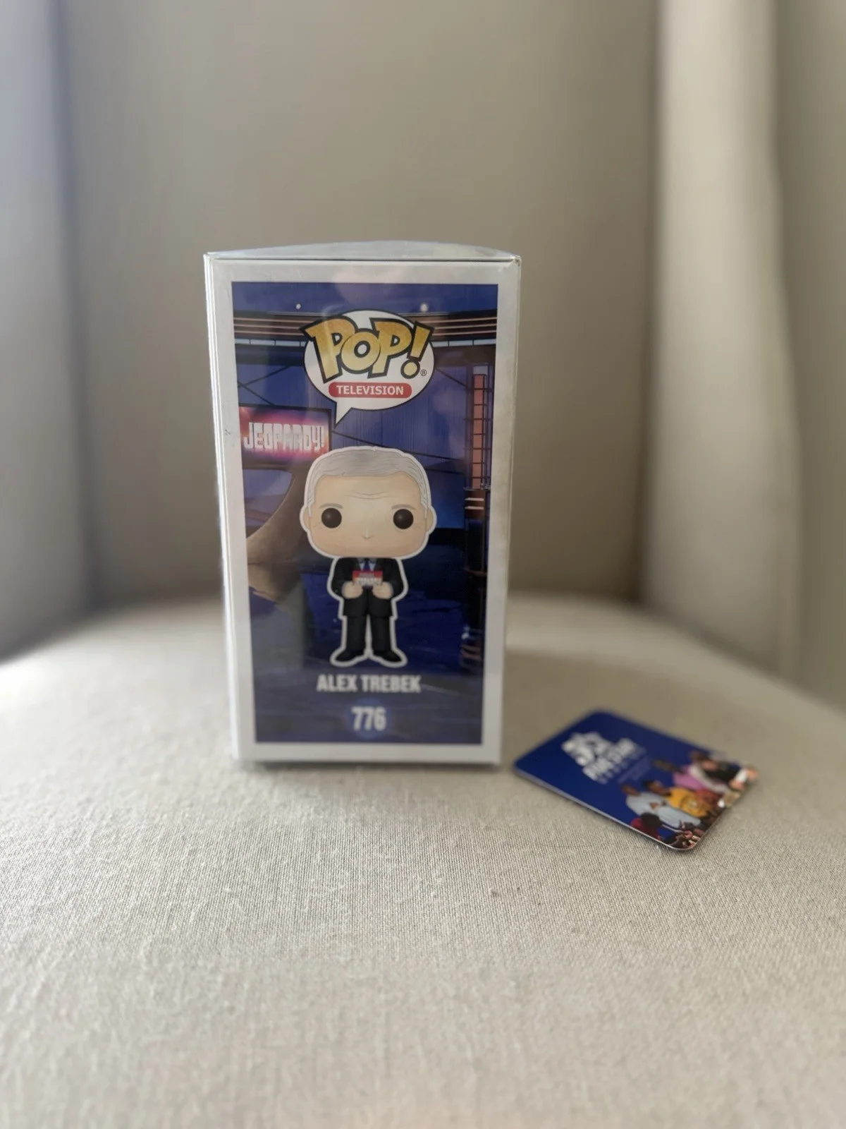 Alex Trebek — Funko Pop! Jeopardy! Alex Trebek Autographed Figure Five Star Grading COA, image 5