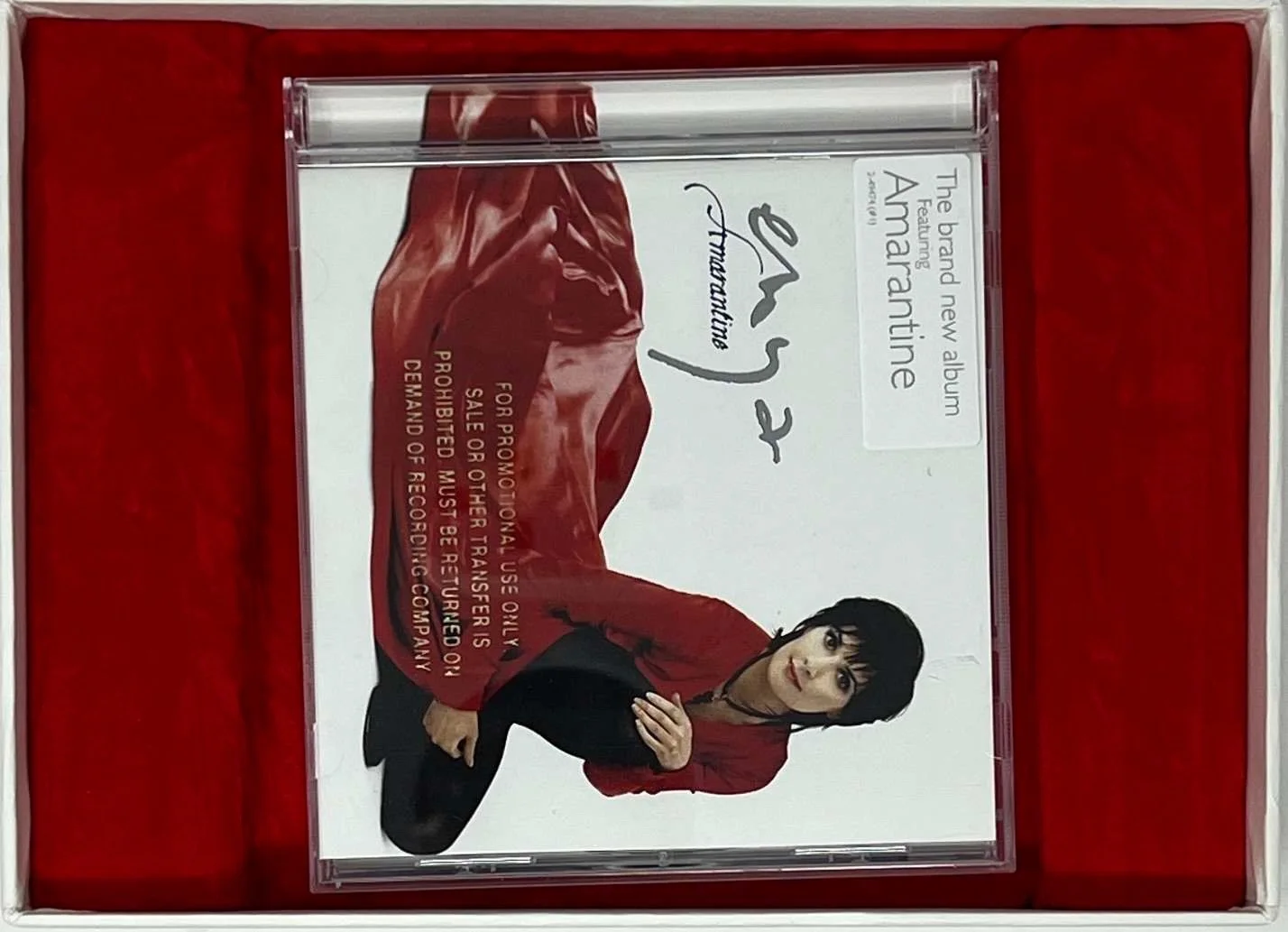 ENYA- SIGNED UK PROMOTIONAL-ONLY Box Set AMARANTINE With 2 Books, CD, изображение 2