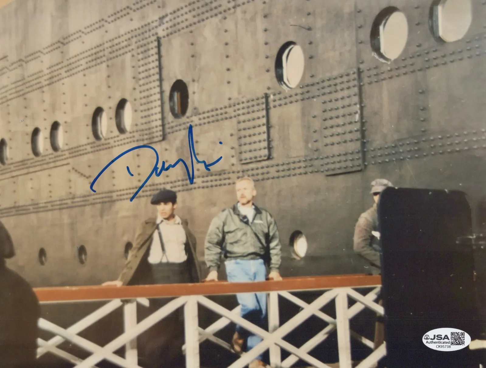 DANNY NUCCI — DANNY NUCCI Signed TITANIC 8x10 Photo FABRIZIO DE ROSSI Autograph JSA COA CERT