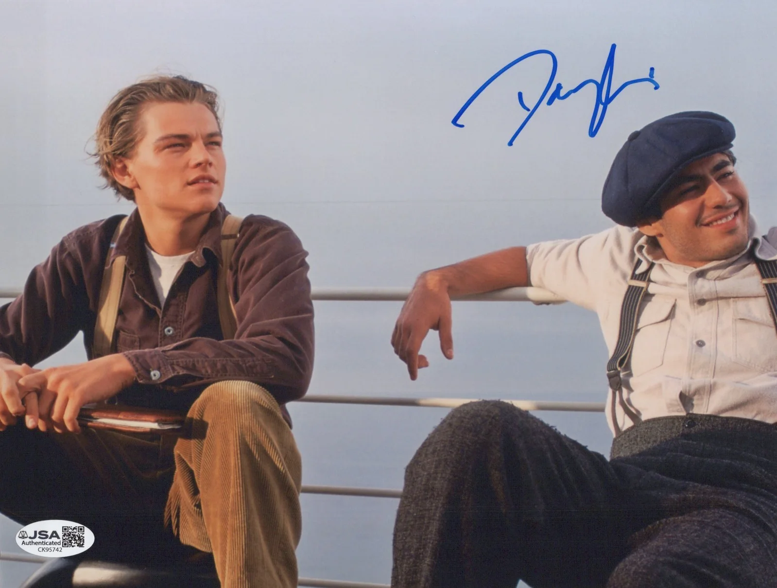 DANNY NUCCI — DANNY NUCCI Signed TITANIC 8x10 Photo FABRIZIO DE ROSSI Autograph JSA COA CERT