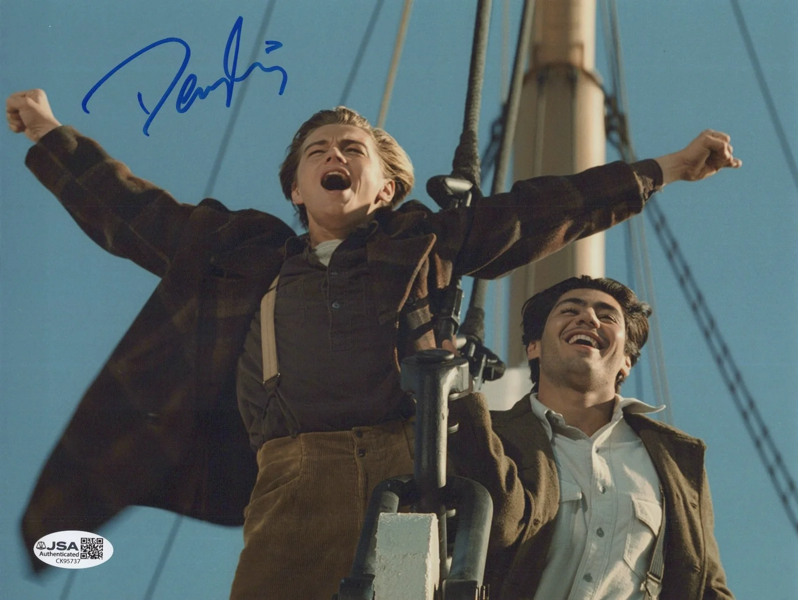DANNY NUCCI — DANNY NUCCI Signed TITANIC 8x10 Photo FABRIZIO DE ROSSI Autograph JSA COA CERT